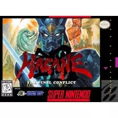 Hagane The Final Conflict SNES box art – retro game for Super Nintendo