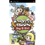 Harvest Moon Boy and Girl art work – video game for PlayStation Portable
