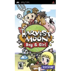 Harvest Moon Boy and Girl art work – video game for PlayStation Portable