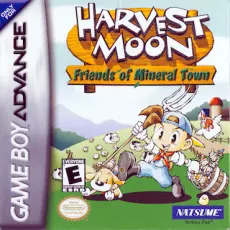 Harvest Moon Friends Mineral Town art work – farming sim for Nintendo Game Boy Advance