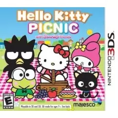 Hello Kitty Picnic art work – action game for Nintendo 3DS