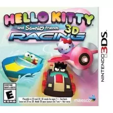 Hello Kitty and Sanrio Friends 3D Racing art work – action game for Nintendo 3DS