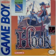 Hook Game Boy box art – classic retro game for GameBoy