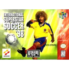 International Superstar Soccer 98 N64 box art – retro game for Nintendo 64