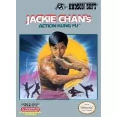 Jackie Chan's Action Kung Fu NES box art – classic 8-bit game for Nintendo NES