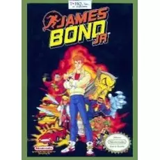 James Bond Jr NES box art – classic 8-bit game for Nintendo NES