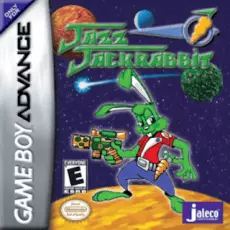 Jazz Jackrabbit art work – action game for Nintendo Game Boy Advance