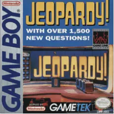 Jeopardy Game Boy box art – classic retro game for GameBoy