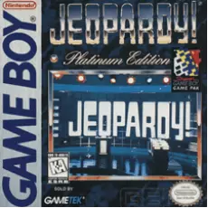 Jeopardy Platinum Edition Game Boy box art – classic retro game for GameBoy