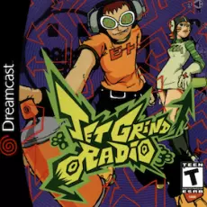 Jet Grind Radio art work for the sega DreamCast