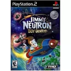 Jimmy Neutron Boy Genius art work – video game for PlayStation 2