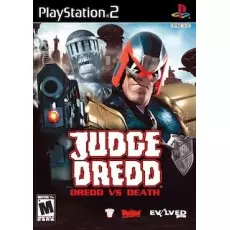 Judge Dredd Dredd vs Death art work – video game for PlayStation 2