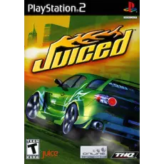 Juiced art work – video game for PlayStation 2