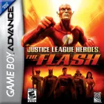 Justice League Heroes Flash art work – action game for Nintendo Game Boy Advance