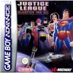 Justice League Injustice for All art work – action game for Nintendo Game Boy Advance