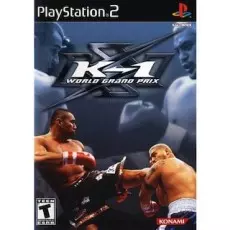 K-1 World Grand Prix art work – video game for PlayStation 2