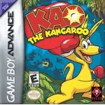 Kao the Kangaroo art work – action game for Nintendo Game Boy Advance