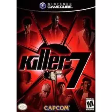 Killer 7 GameCube box art – action game for Nintendo GameCube