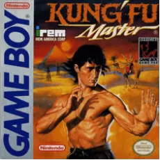Kung Fu Master Game Boy box art – classic retro game for GameBoy