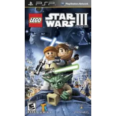 LEGO Star Wars III: The Clone Wars art work – video game for PlayStation Portable