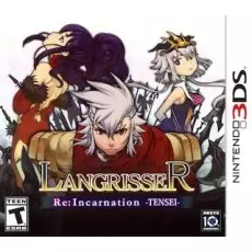 Langrisser ReIncarnation Tensei art work – action game for Nintendo 3DS