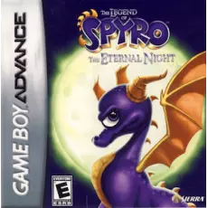 Legend of Spyro The Eternal Night art work – 3D platformer for Nintendo Game Boy Advance
