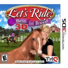 Let's Ride Best of Breed art work – action game for Nintendo 3DS