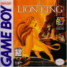 The Lion King Game Boy box art – classic retro game for GameBoy