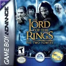 Lord of the Rings Two Towers art work – action game for Nintendo Game Boy Advance