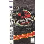 The Lost World Jurassic Park Sega Saturn box art – retro game for Sega Saturn