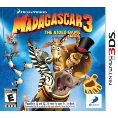 Madagascar 3 art work – action game for Nintendo 3DS