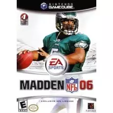 Madden 2006 GameCube box art – sports game for Nintendo GameCube