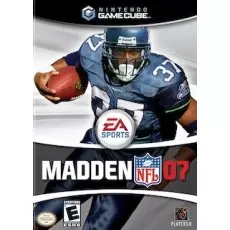 Madden 2007 GameCube box art – sports game for Nintendo GameCube