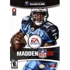 Madden 2008 GameCube box art – sports game for Nintendo GameCube