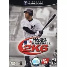 Major League Baseball 2K6 GameCube box art – action game for Nintendo GameCube