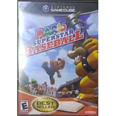 Mario Superstar Baseball [Best Seller] GameCube box art – platformer for Nintendo GameCube