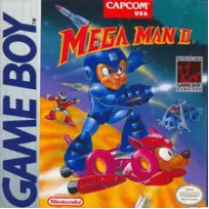 Mega Man 2 Game Boy box art – classic retro game for GameBoy