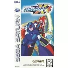 Mega Man X4 Sega Saturn box art – retro game for Sega Saturn
