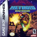 Metroid Zero Mission art work – sci-fi action game for Nintendo Game Boy Advance