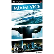 Miami Vice art work – video game for PlayStation Portable