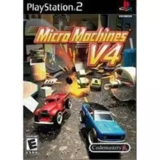 Micro Machines V4 art work – video game for PlayStation 2