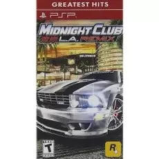 Midnight Club LA Remix art work – video game for PlayStation Portable