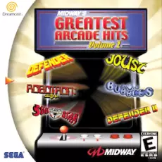 Midway's Greatest Arcade Hits Volume I art work for the sega DreamCast