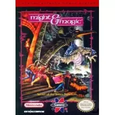 Might & Magic: Secret of the Inner Sactum NES box art – classic 8-bit game for Nintendo NES