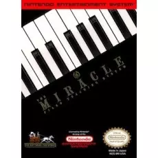 Miracle Piano Teaching System, The NES box art – classic 8-bit game for Nintendo NES