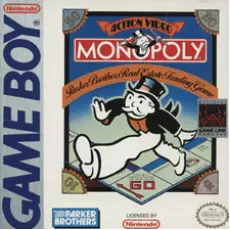 Monopoly Game Boy box art – classic retro game for GameBoy