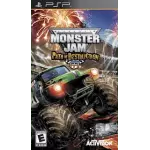 Monster Jam: Path of Destruction art work – video game for PlayStation Portable