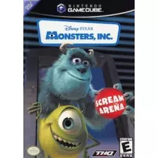 Monsters Inc Scream Arena GameCube box art – action game for Nintendo GameCube