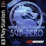 Mortal Kombat Mythologies Sub-Zero art work – video game for PS1