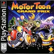 Motor Toon Grand Prix art work – video game for PS1